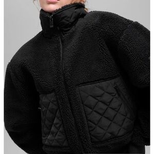 ALO Yoga Black Teddy Jacket